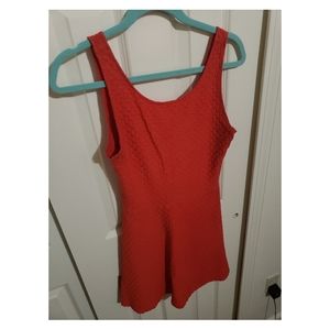 Red Sleeveless Dress